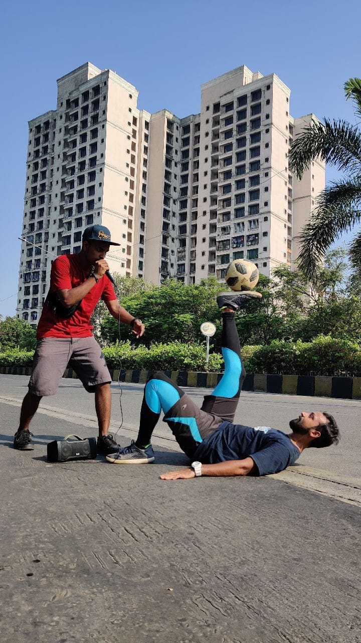 Post 10 by Aarish Ansari Football Freestyler on Instagram (video)