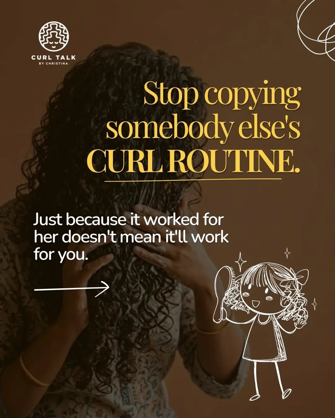 Post 5 by Curly Hair Salon | Mumbai | Curl Talk By Christina™️ on Instagram (carousel)