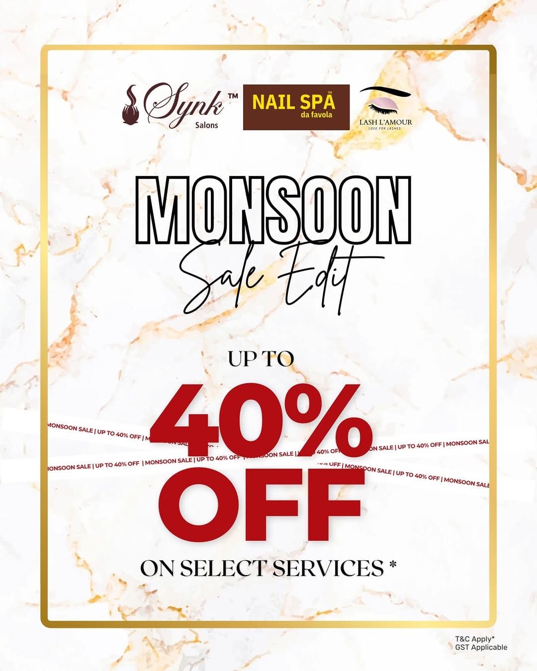 Post 9 by SYNK SALON NAIL SPA DA FAVOLA | Hair | Nails | Skin | Lashes on Instagram (image)