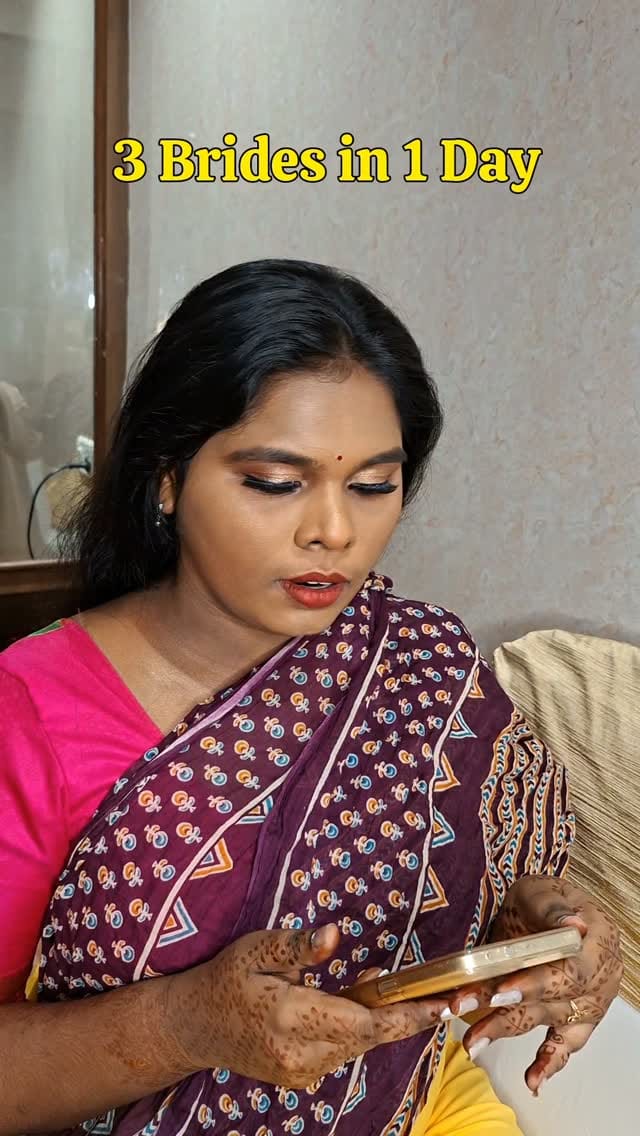 Post 5 by JB Makeups | Bridal Makeup Artist Avadi on Instagram (video)