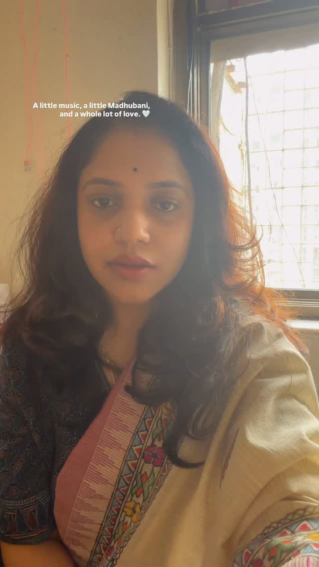 Post 7 by Geetanjali | Authentic Madhubani Handpainted on Instagram (video)