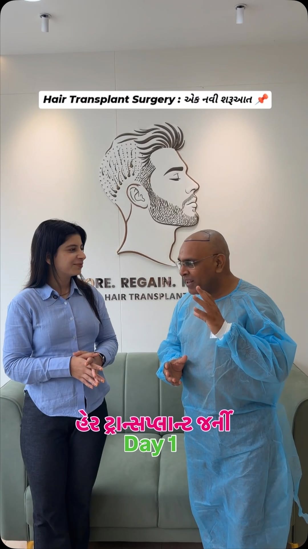 Post 1 by Clion Hair Transplant on Instagram (video)