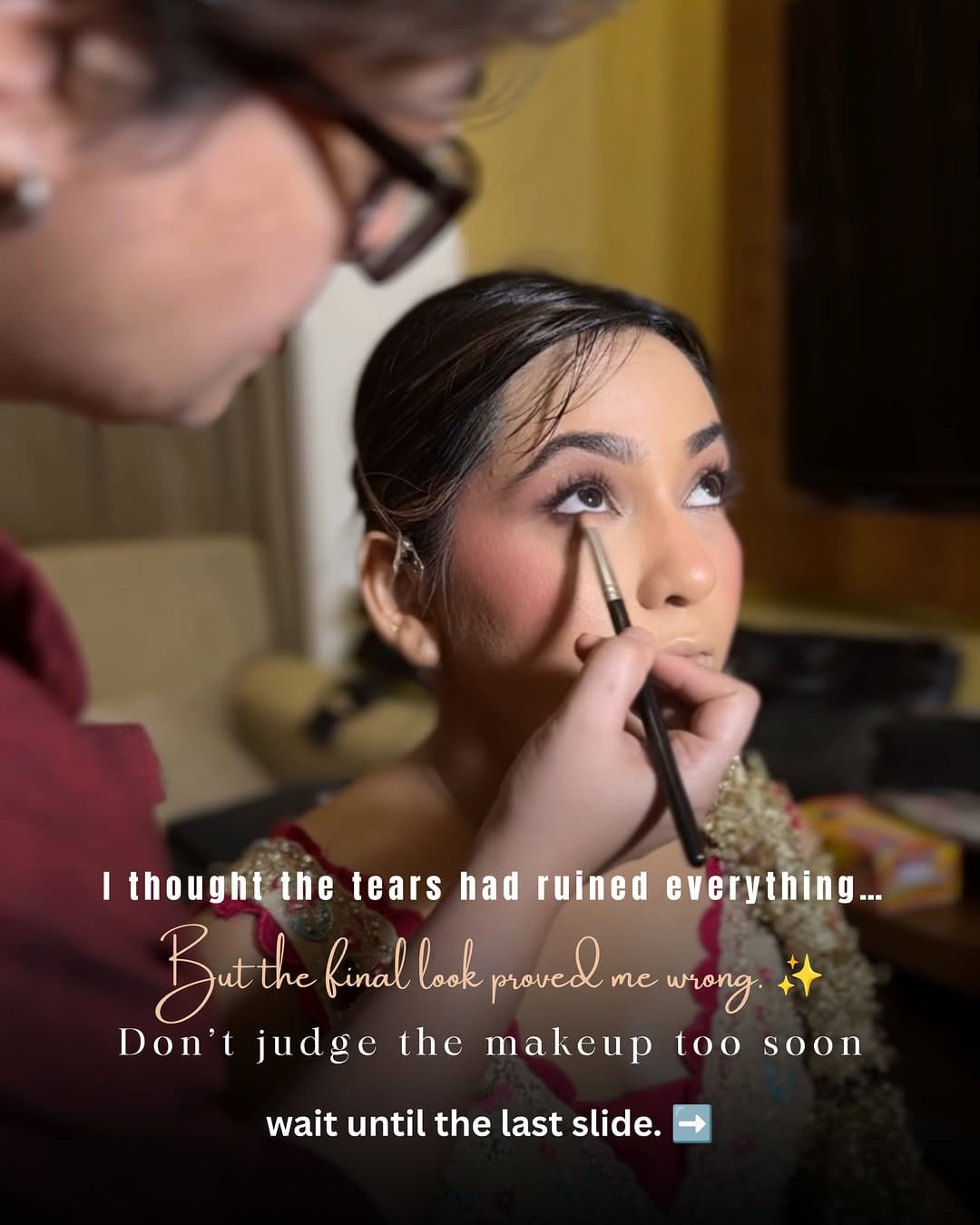 Post 4 by Parull Bhattnagar | Bridal Makeup Artist | Pune on Instagram (carousel)