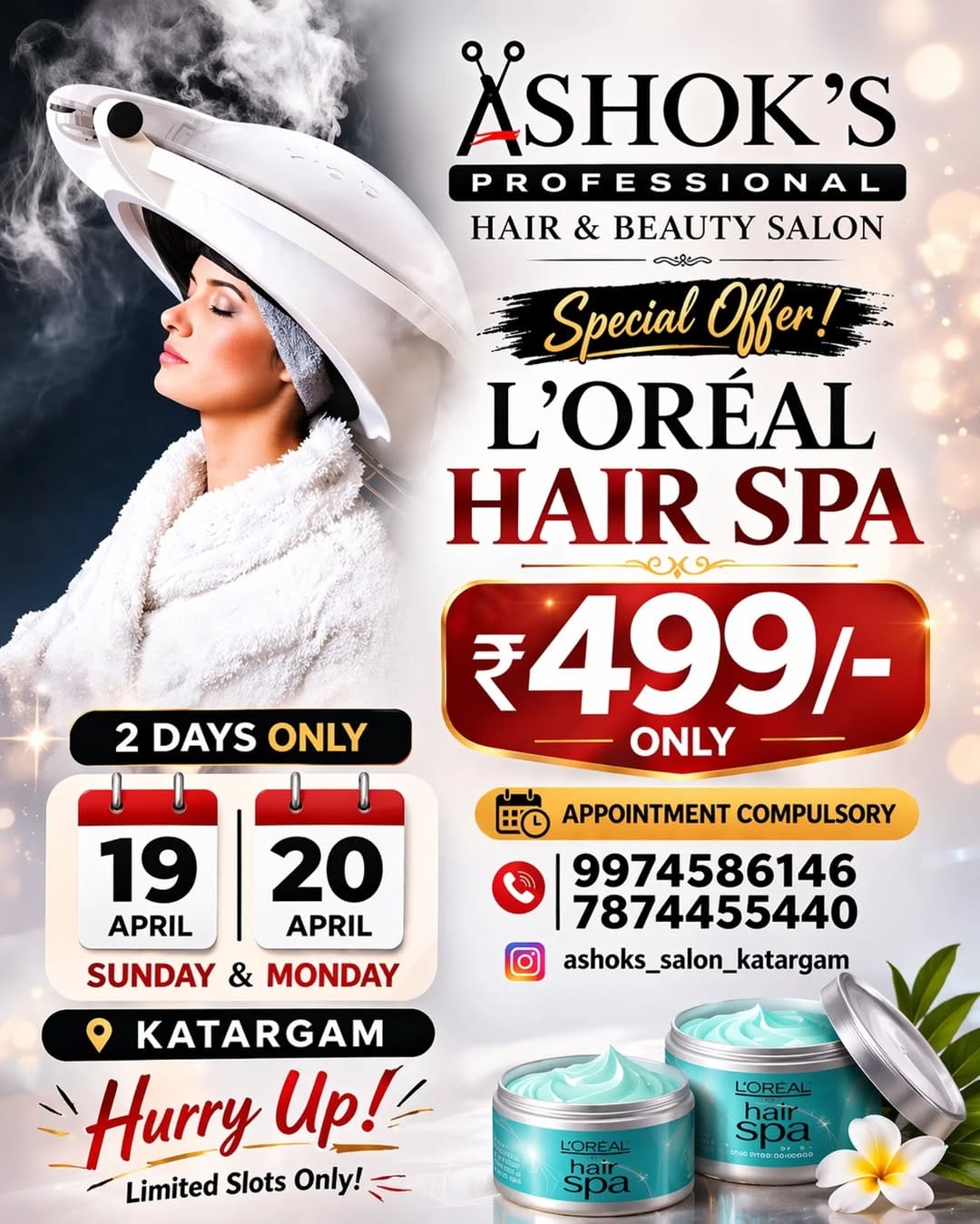 Post 2 by ASHOK’S HAIR & BEAUTY SALON🎖 on Instagram (image)