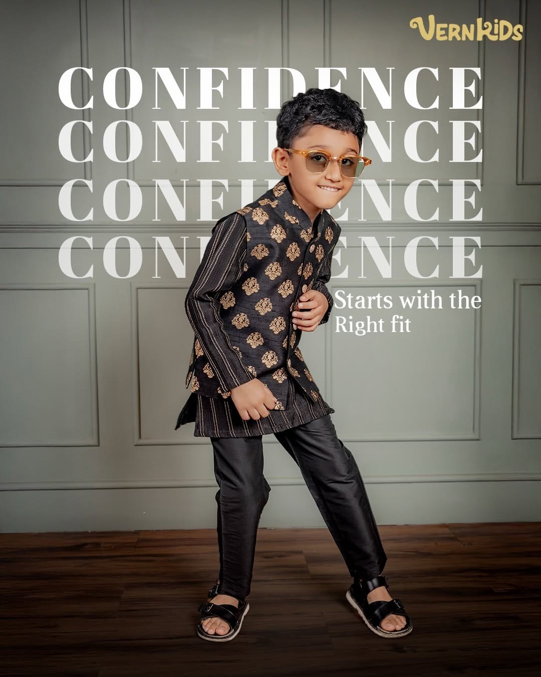 Post 6 by Vern Kids | Luxury Boyswear | Premium Ethnicwear on Instagram (carousel)