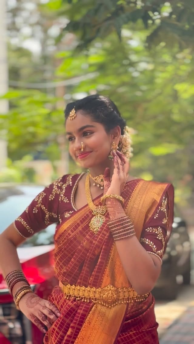 Post 6 by Saritha | Makeup Artist on Instagram (video)