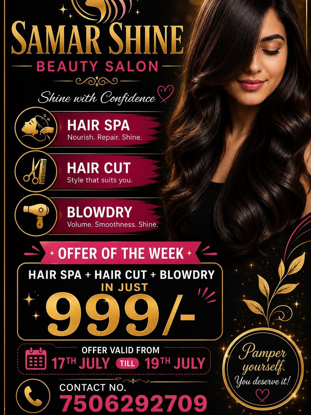 Post 7 by Samar shine beauty Salon & Aesthetic clinic for skin and laser on Instagram (image)