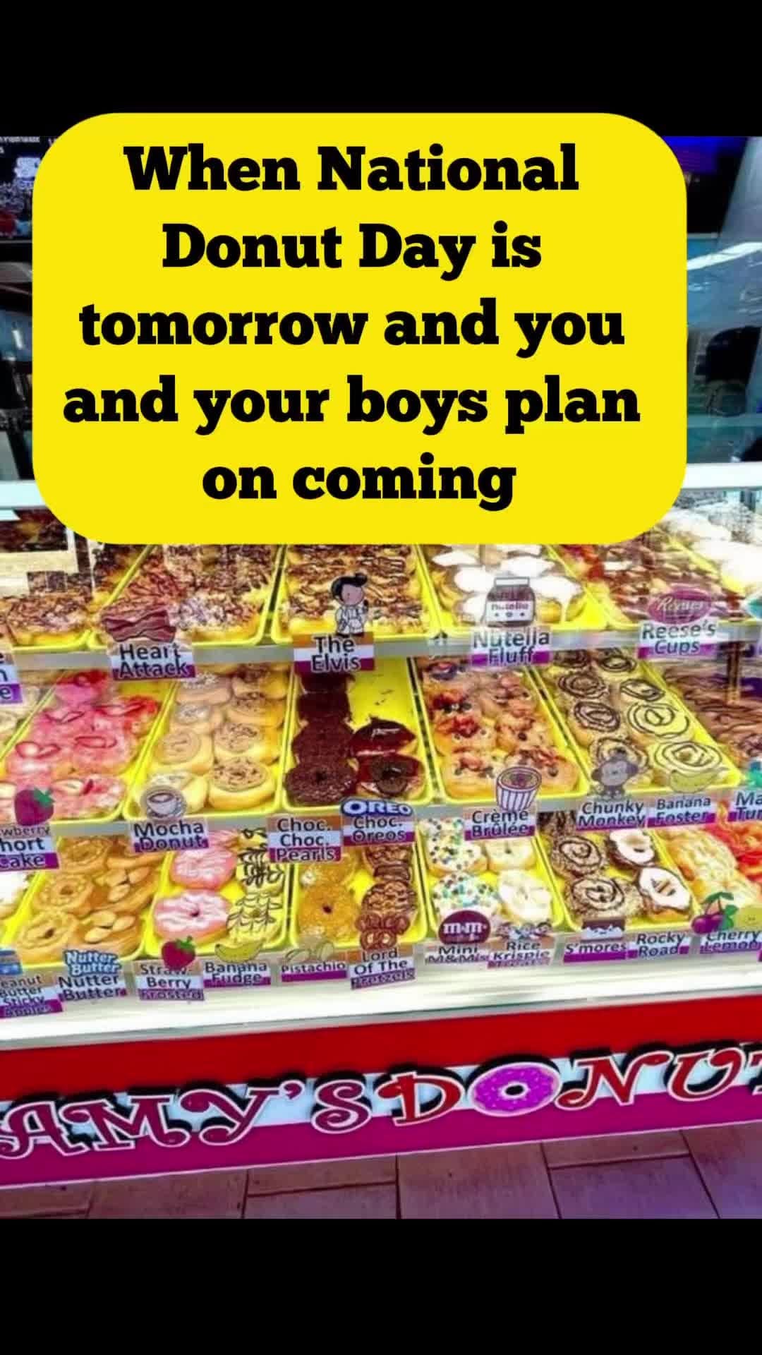Post 7 by Amy's Donuts on Instagram (video)