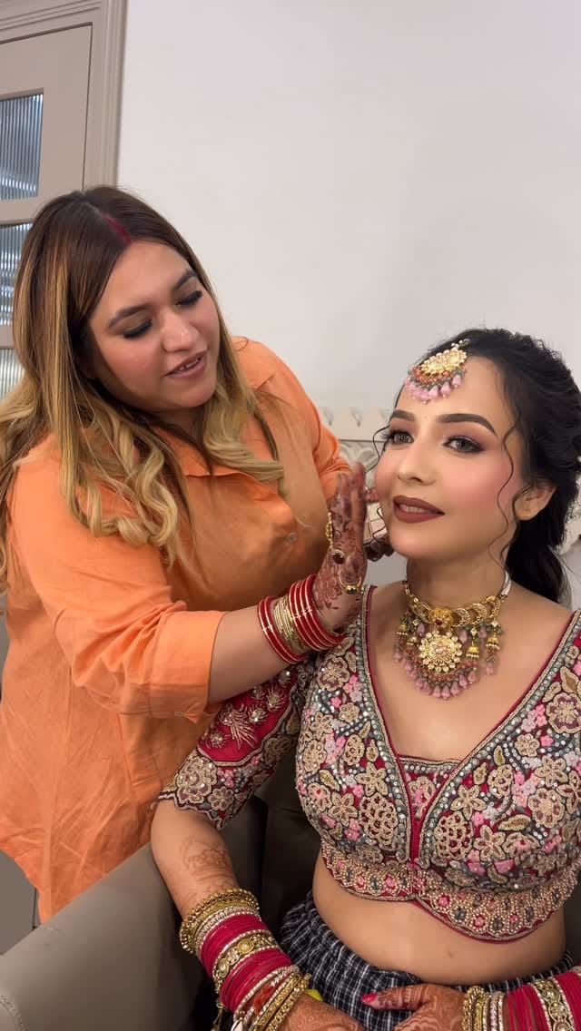 Post 10 by Mehak makeover salon on Instagram (video)