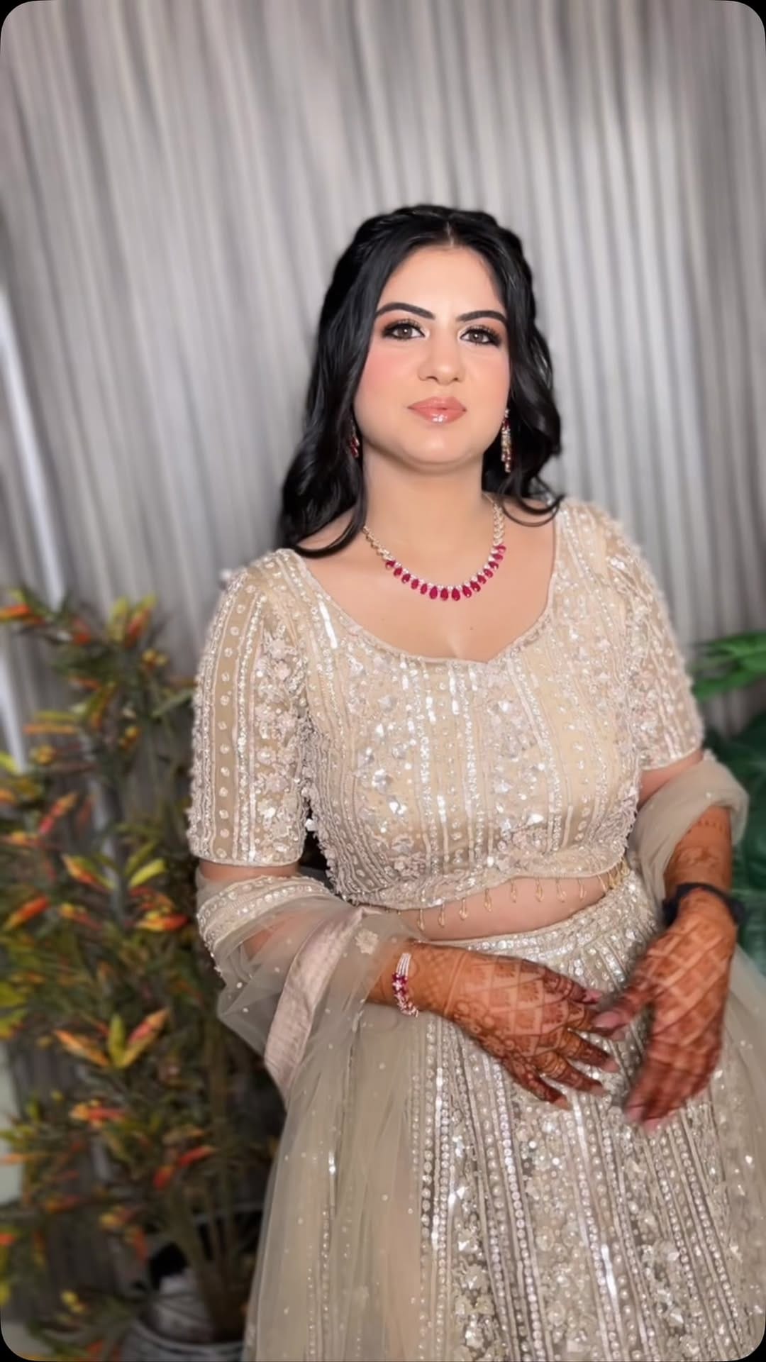 Post 6 by Mehak makeover salon on Instagram (video)