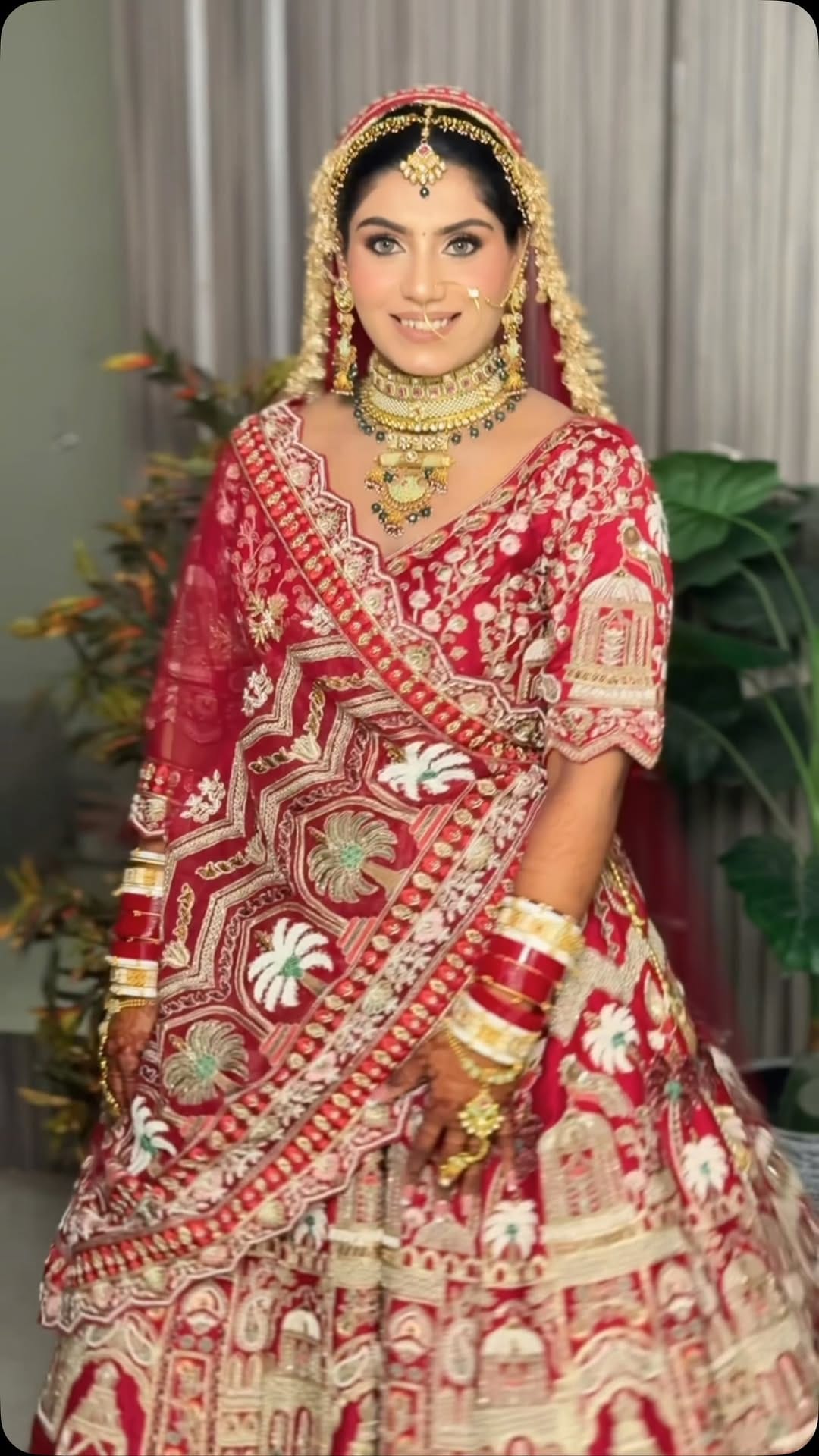 Post 2 by Mehak makeover salon on Instagram (video)