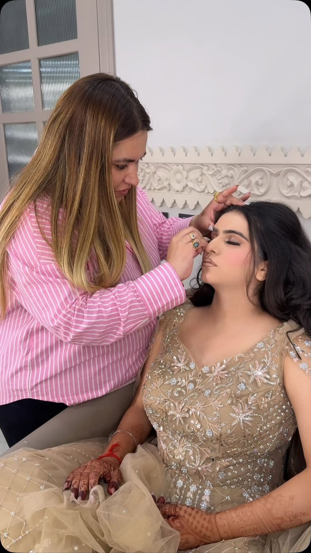 Post 5 by Mehak makeover salon on Instagram (video)