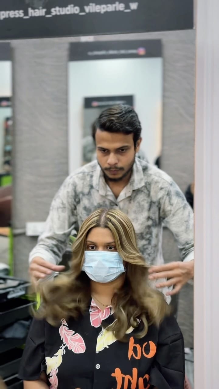 Post 5 by Xpress Hair Salon | Vile Parle (W) on Instagram (video)