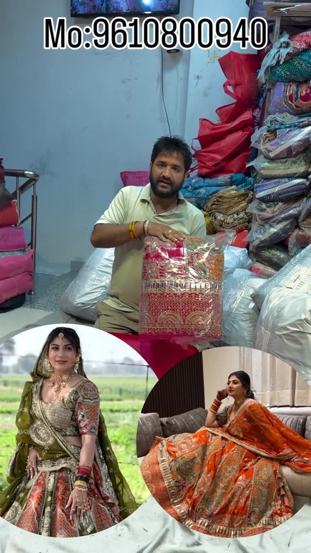Post 9 by RADHIKA BOUTIQUE | Designer Lehenga | Ethnic Wear | Outfit on Instagram (video)