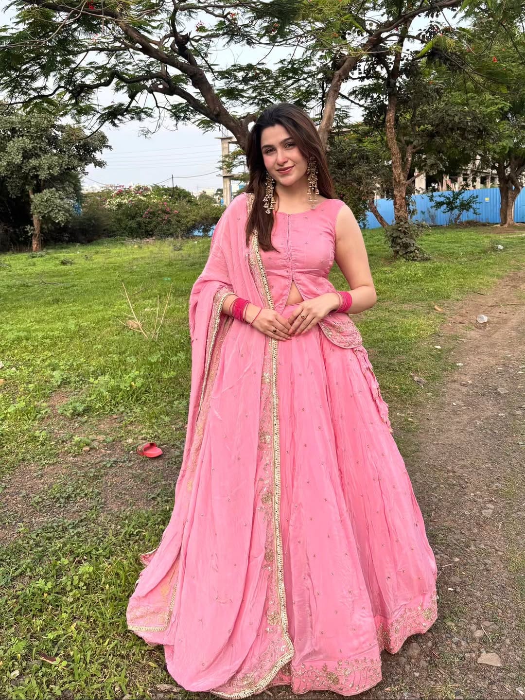 Post 3 by RADHIKA BOUTIQUE | Designer Lehenga | Ethnic Wear | Outfit on Instagram (carousel)