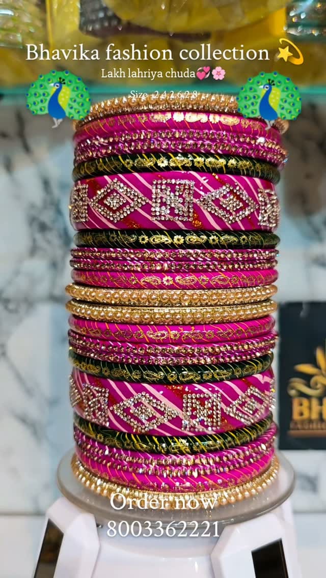 Post 5 by Bhavika fashion collection💫लाख की चूड़ियाँ on Instagram (video)