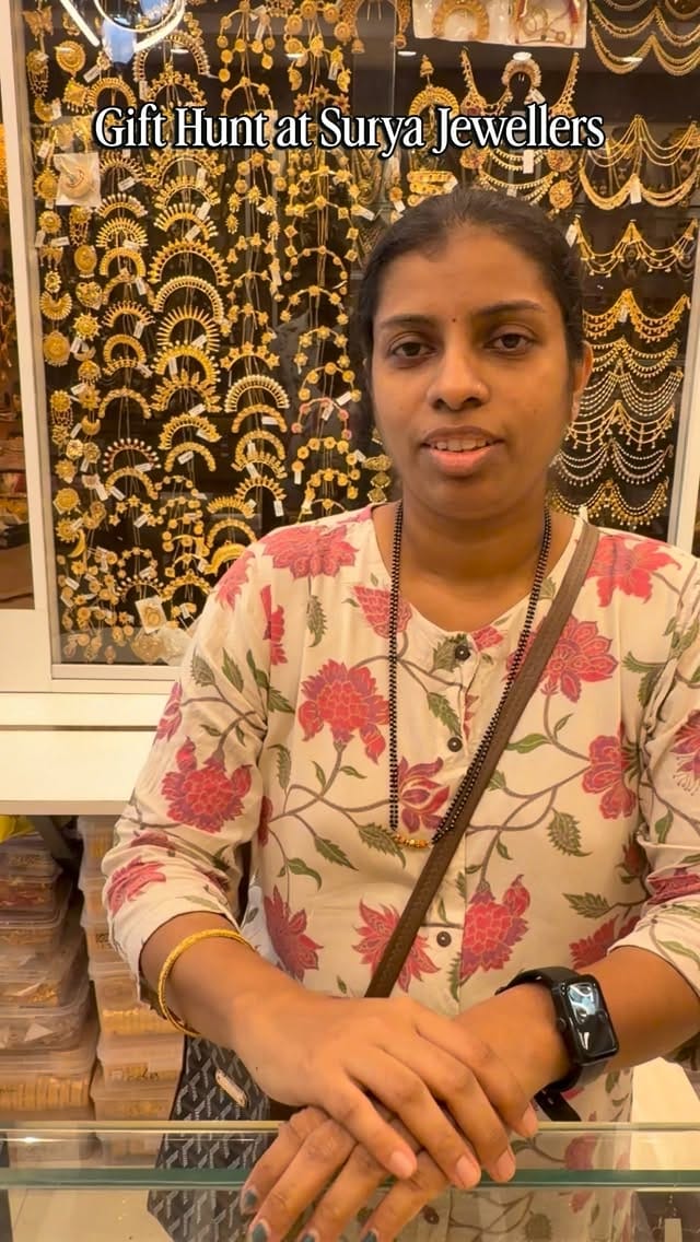 Post 1 by Surya Jewellers Goa (one gram gold) on Instagram (video)