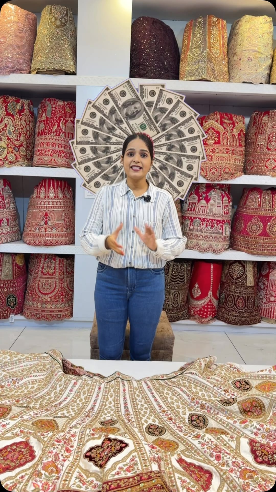 Post 2 by Sai Amrut Textile House on Instagram (video)