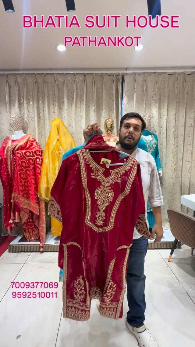 Post 1 by BHATIA SUIT HOUSE on Instagram (video)