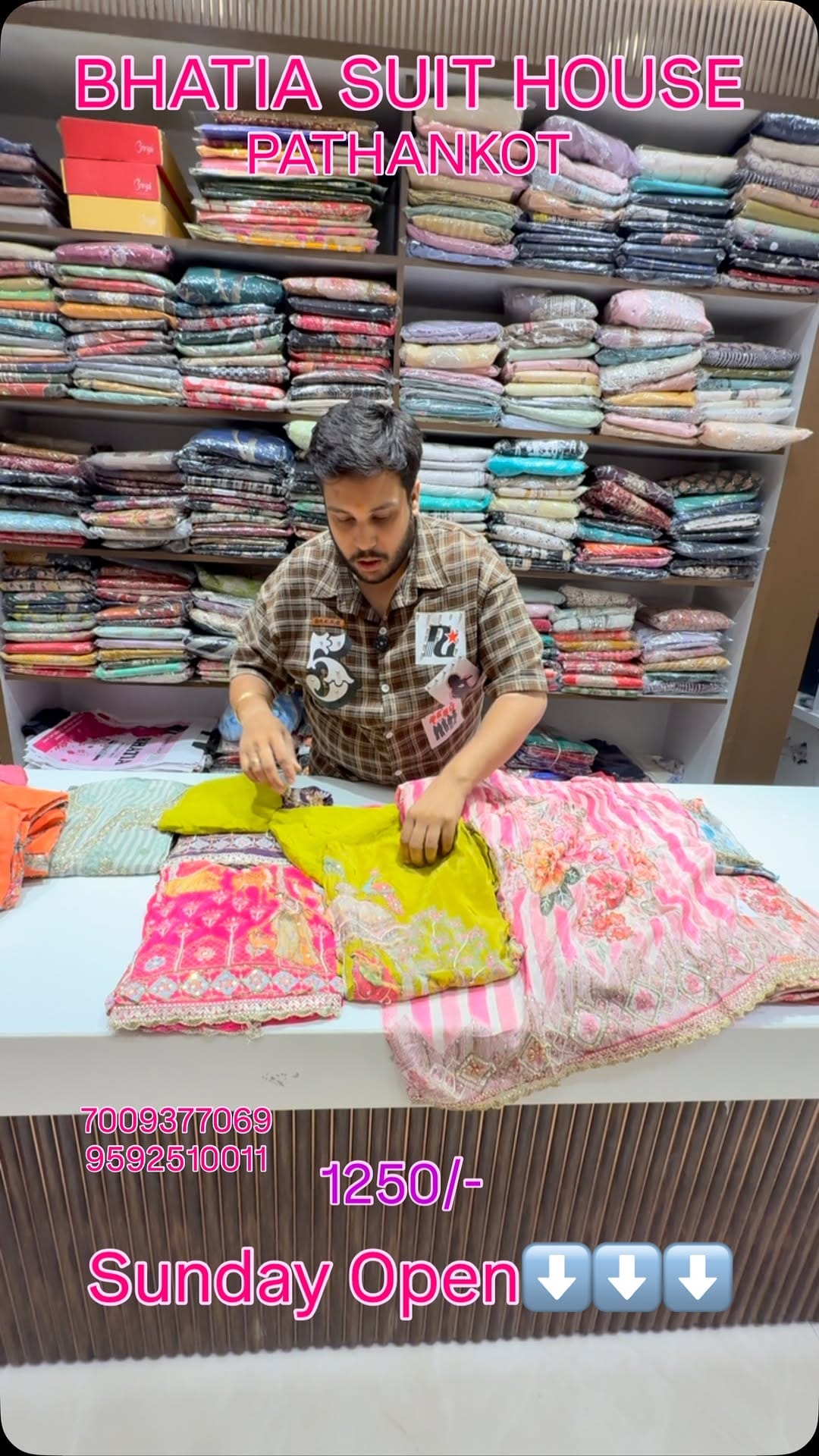 Post 4 by BHATIA SUIT HOUSE on Instagram (video)