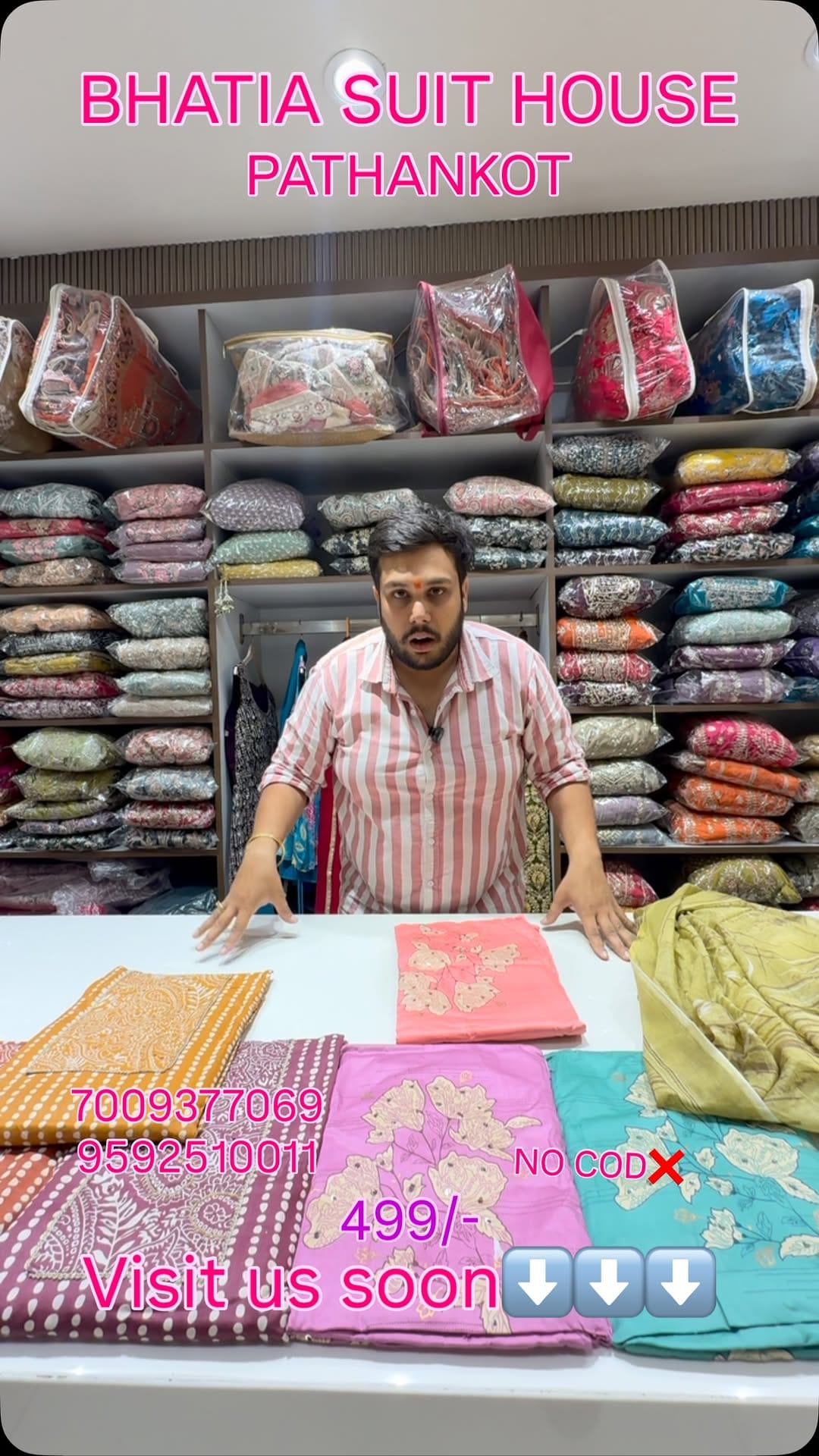 Post 3 by BHATIA SUIT HOUSE on Instagram (video)