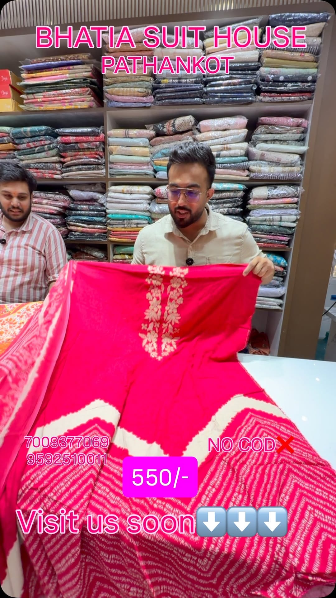 Post 2 by BHATIA SUIT HOUSE on Instagram (video)
