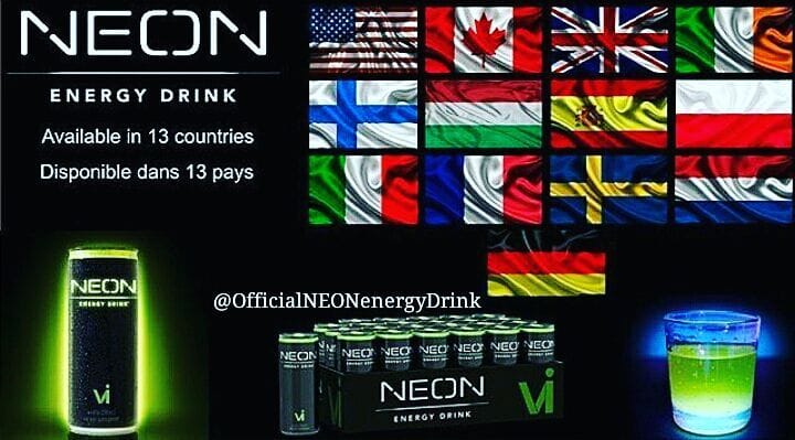 Post 7 by NEON Energy Drink on Instagram (image)