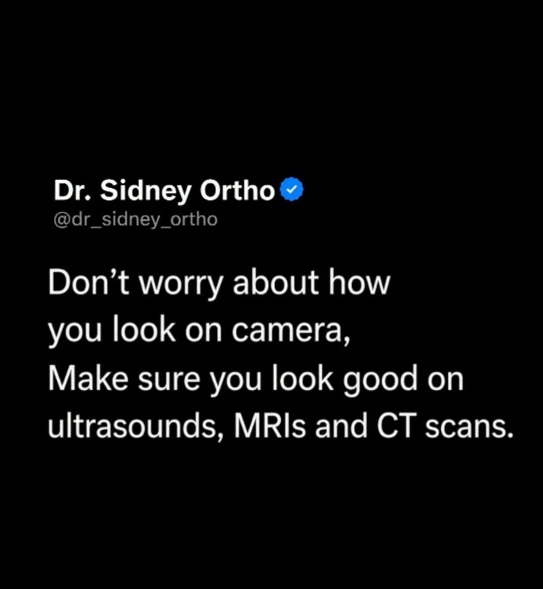 Post 6 by Dr Sidney | Orthopaedic Surgeon on Instagram (image)