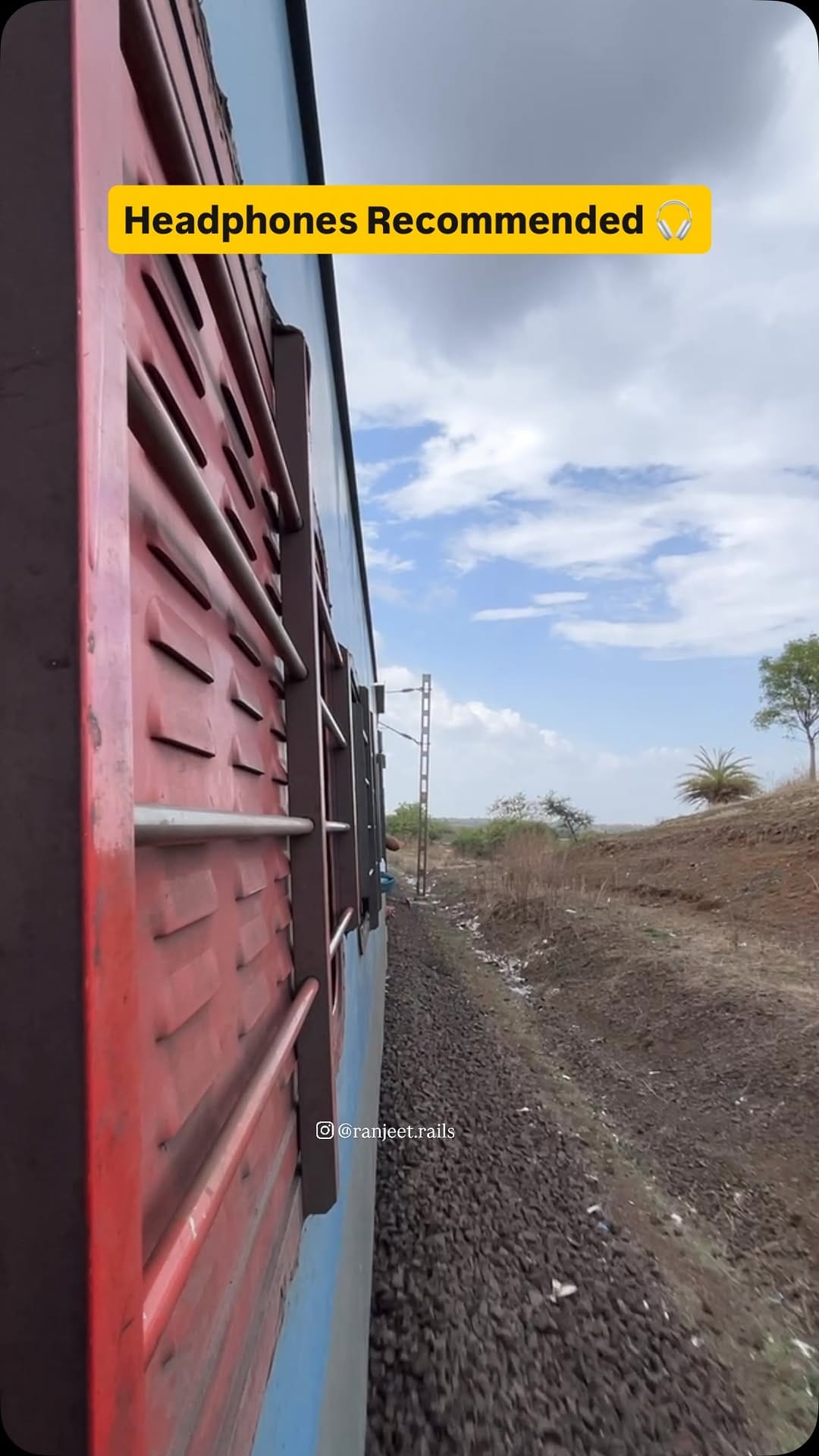 Post 7 by Ranjeet RailWorld on Instagram (video)