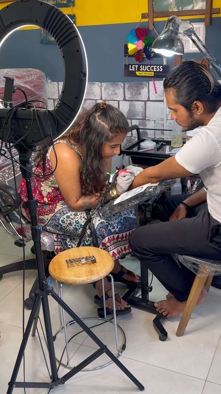 Post 2 by Tattoobaba bangalore on Instagram (video)