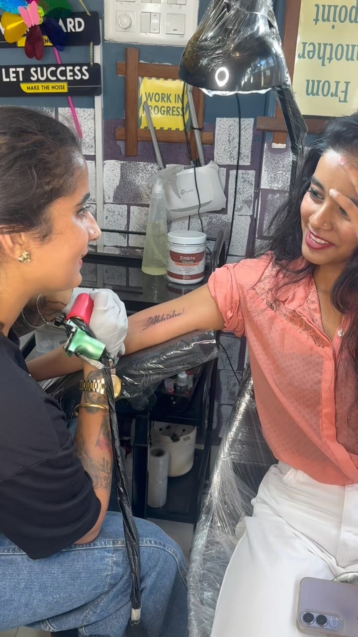 Post 5 by Tattoobaba bangalore on Instagram (video)
