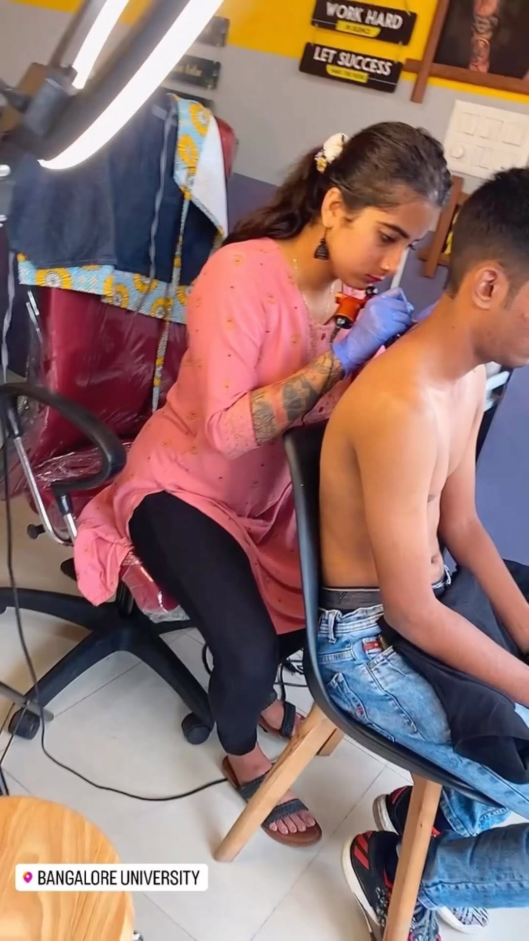 Post 10 by Tattoobaba bangalore on Instagram (video)