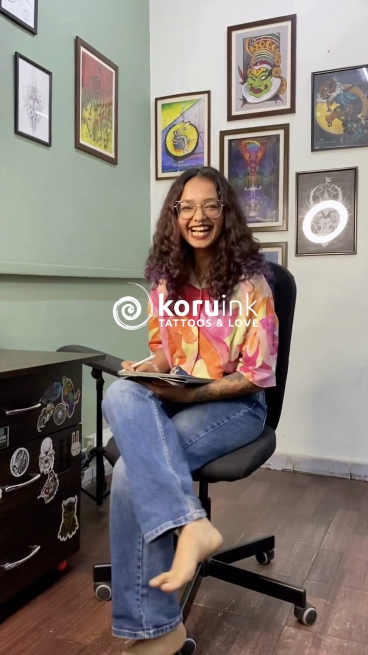 Post 1 by Koru Ink | Tattoos & Piercings📍Hyderabad on Instagram (video)
