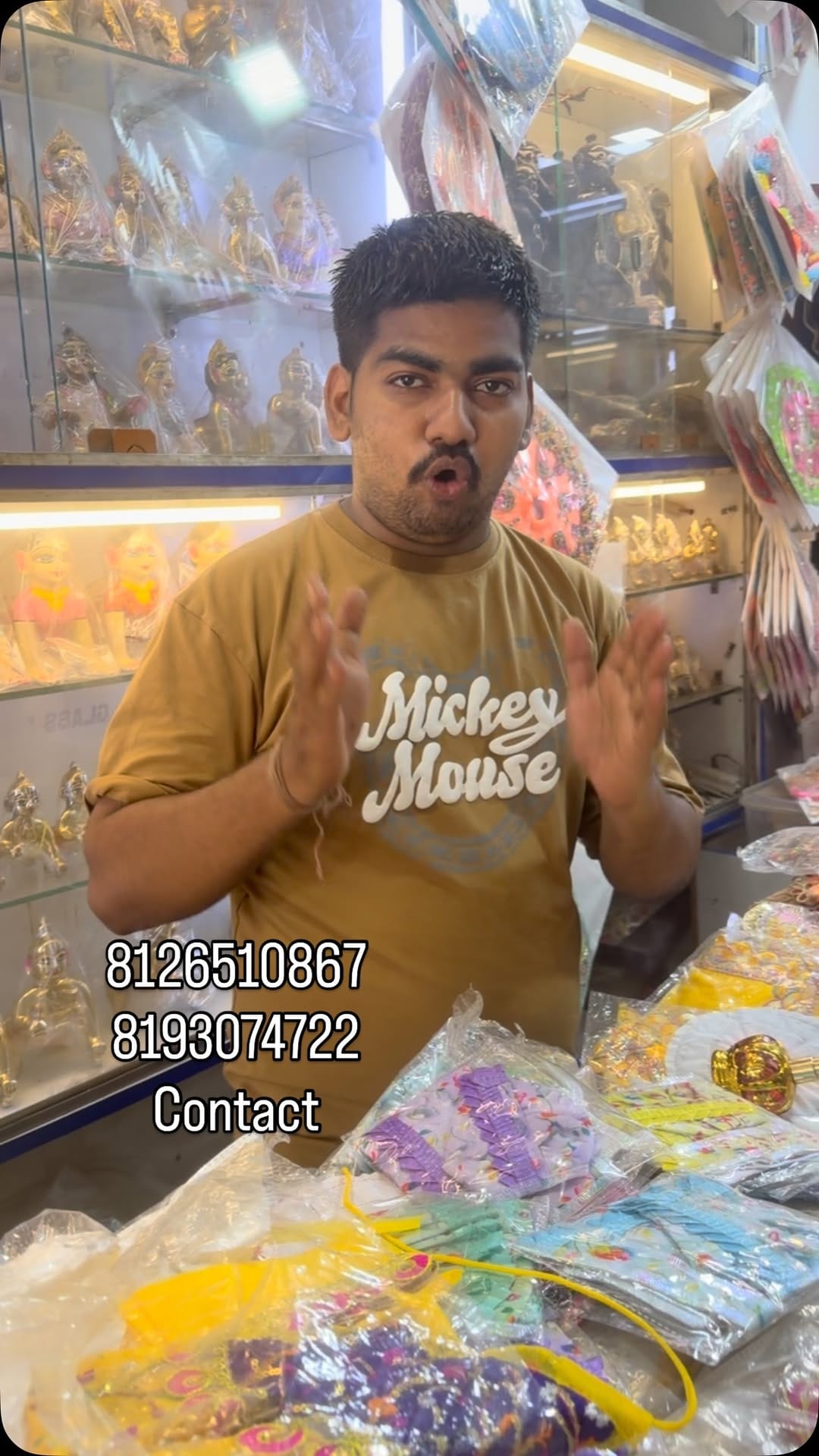 Post 1 by Lucky Poshak Kendra Vrindavan on Instagram (video)