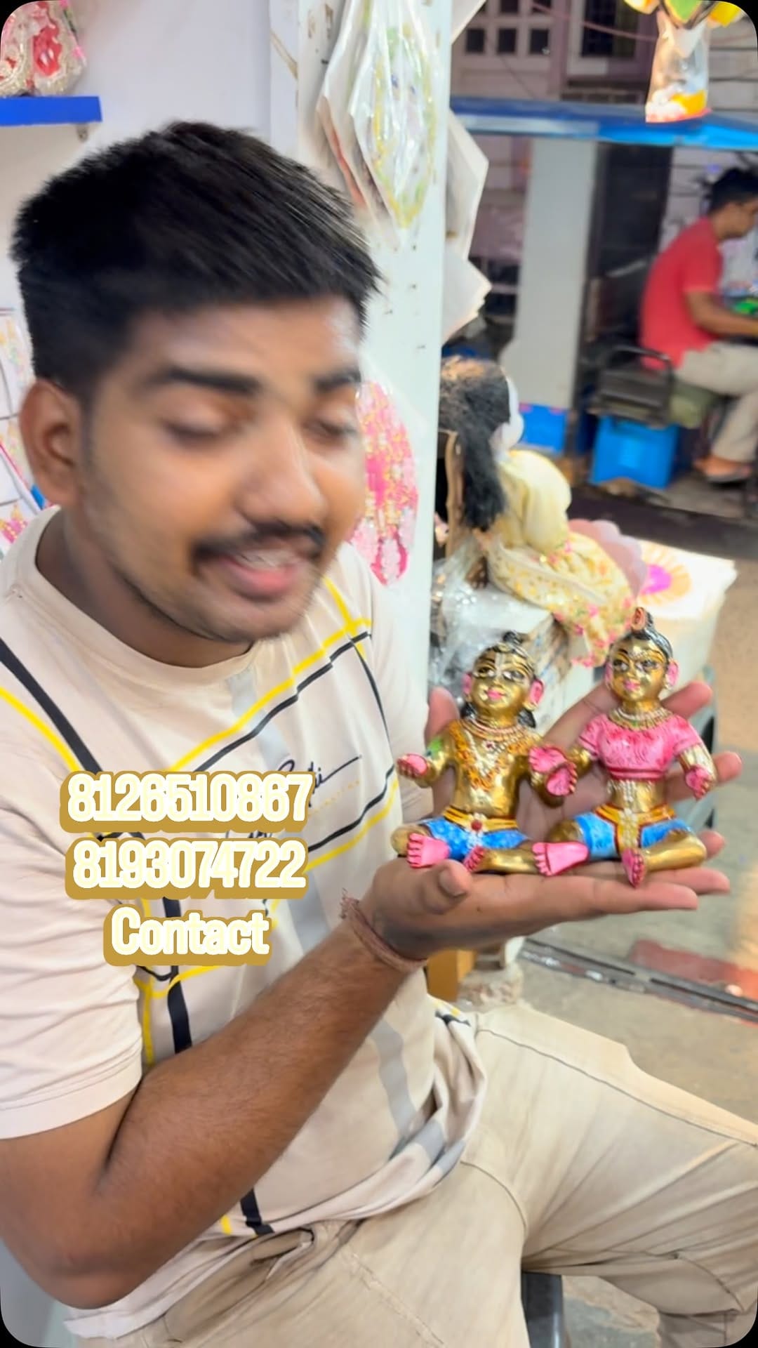 Post 2 by Lucky Poshak Kendra Vrindavan on Instagram (video)