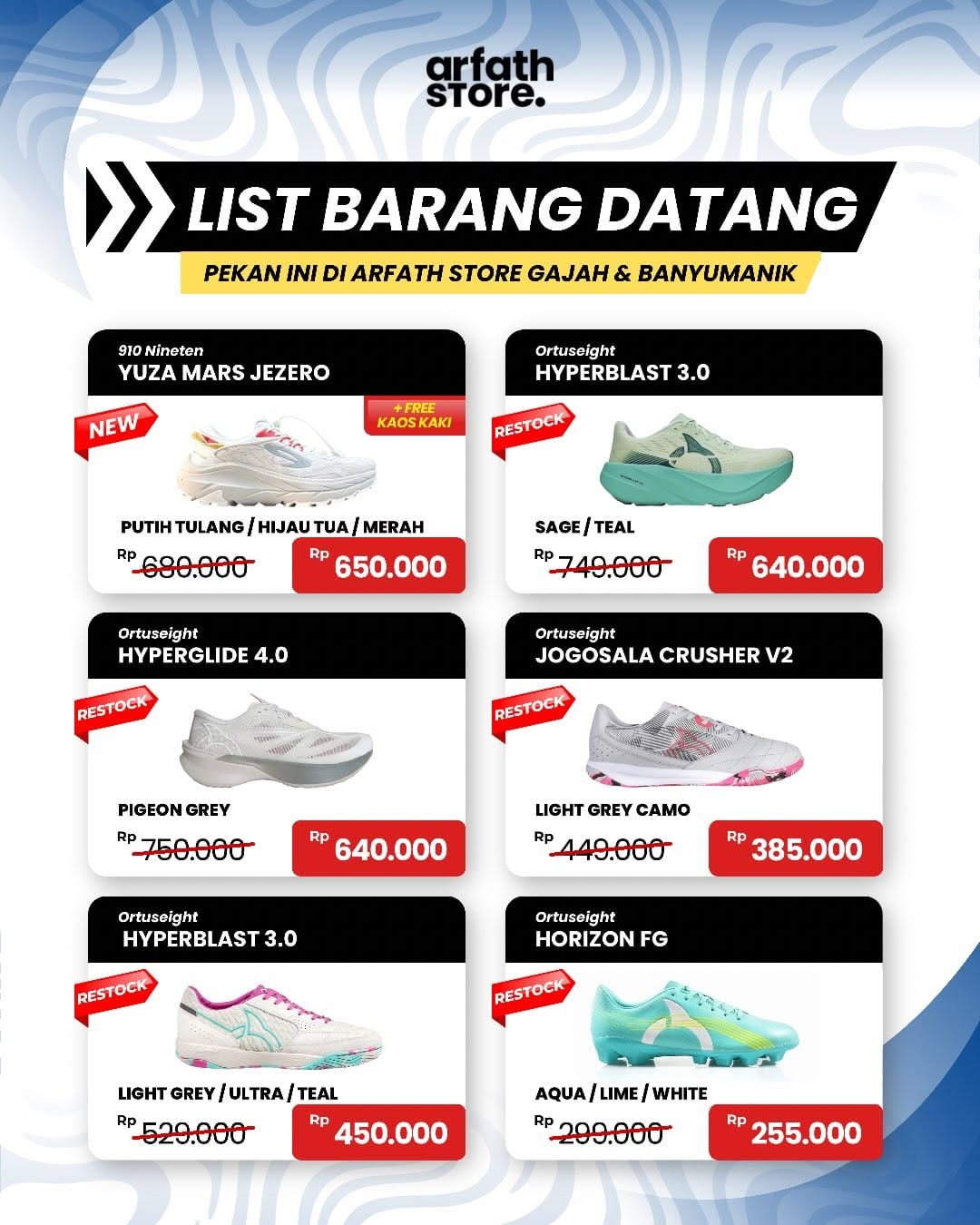 Post 1 by arfathstore.semarang on Instagram (carousel)