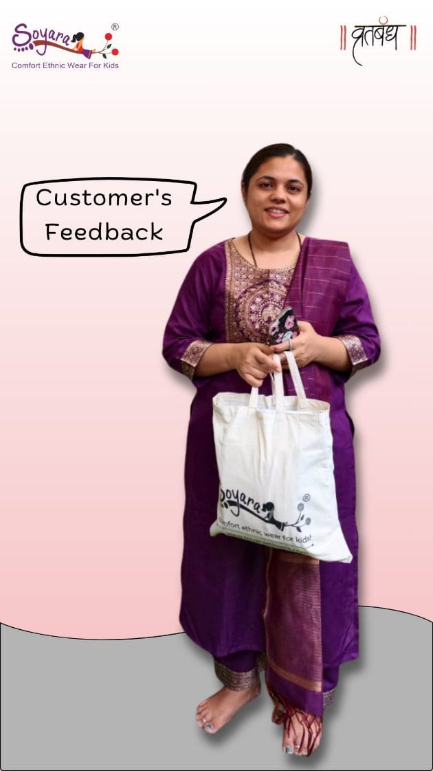 Post 5 by SoyaraEthnics | Customized Traditional Kidswear & Accessories on Instagram (video)