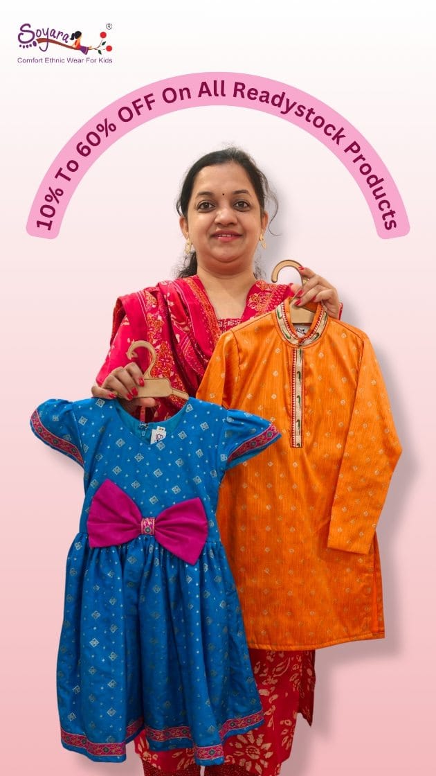 Post 4 by SoyaraEthnics | Customized Traditional Kidswear & Accessories on Instagram (video)