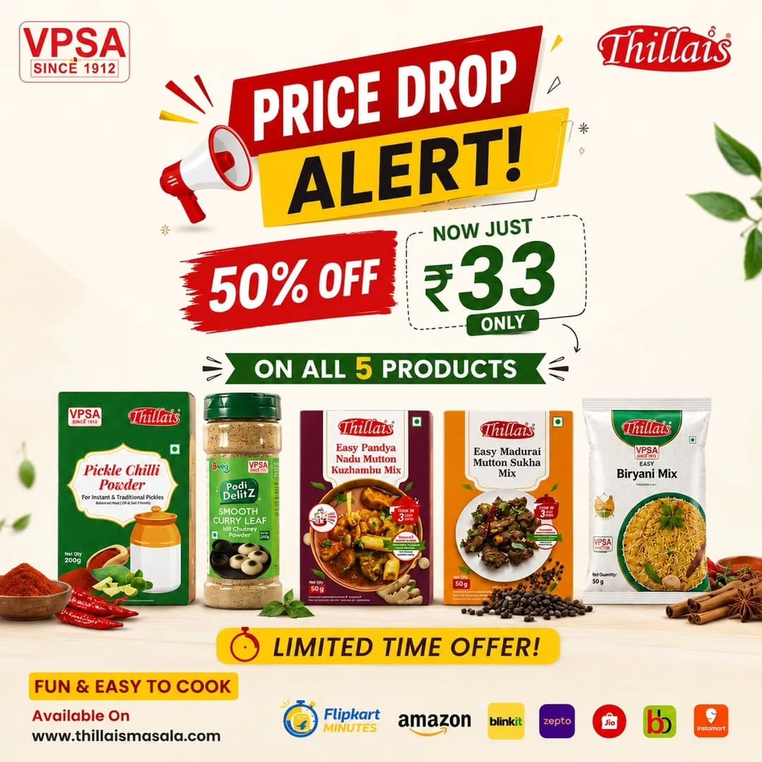 Post 2 by Thillais Masala on Instagram (image)