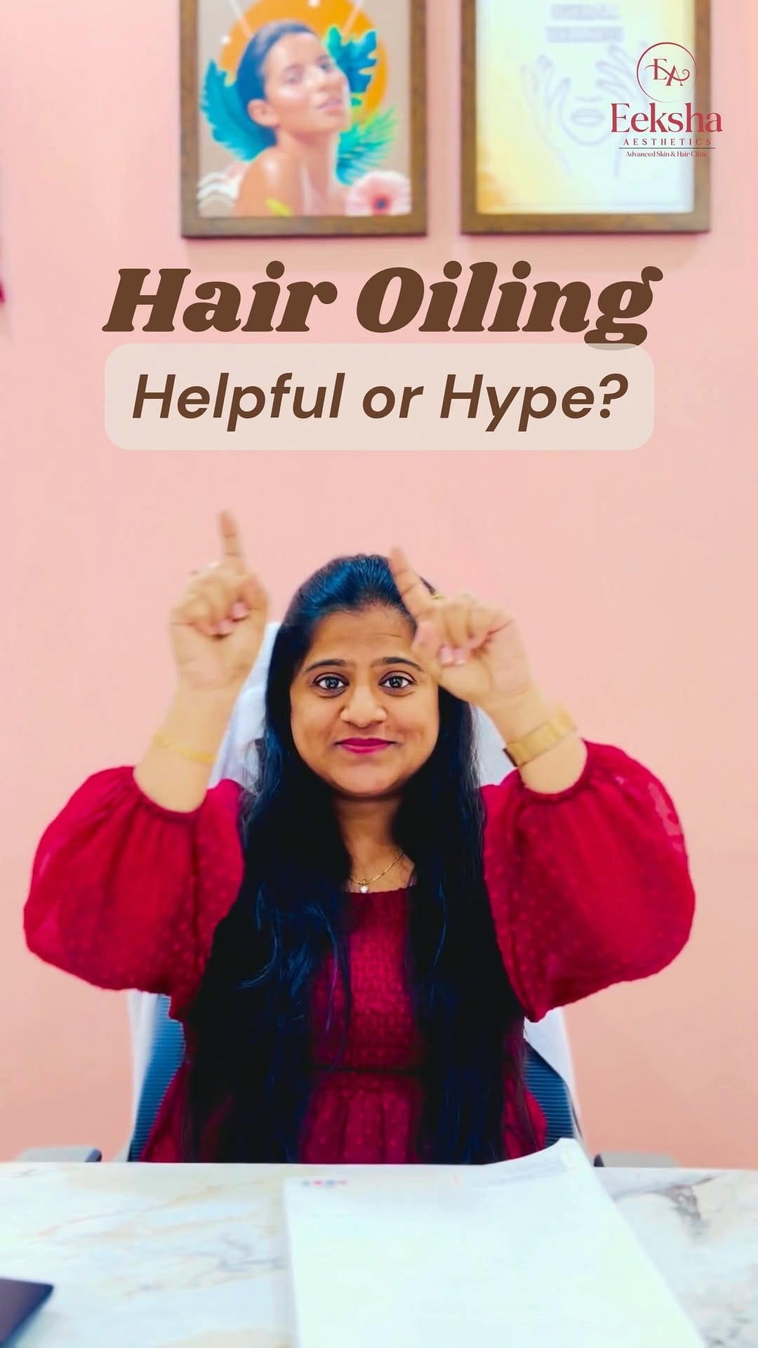 Post 3 by Eeksha Aesthetics | Skin and Hair Clinic on Instagram (video)