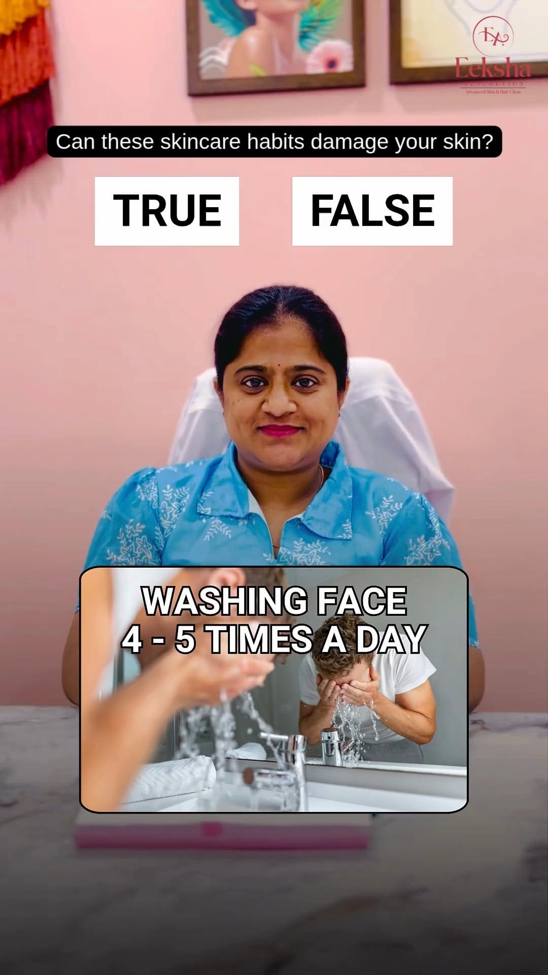 Post 7 by Eeksha Aesthetics | Skin and Hair Clinic on Instagram (video)