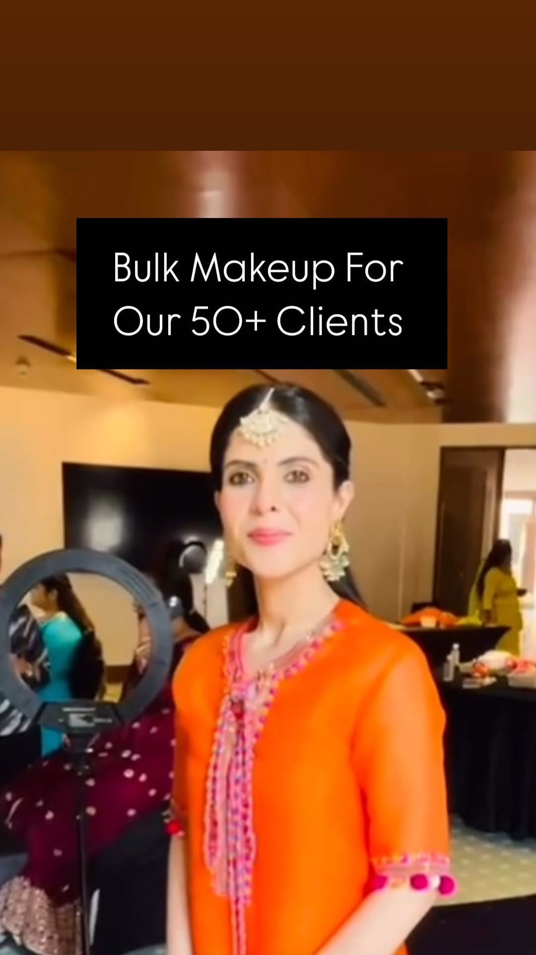 Post 9 by Meenakshi's Salons & Academy on Instagram (video)