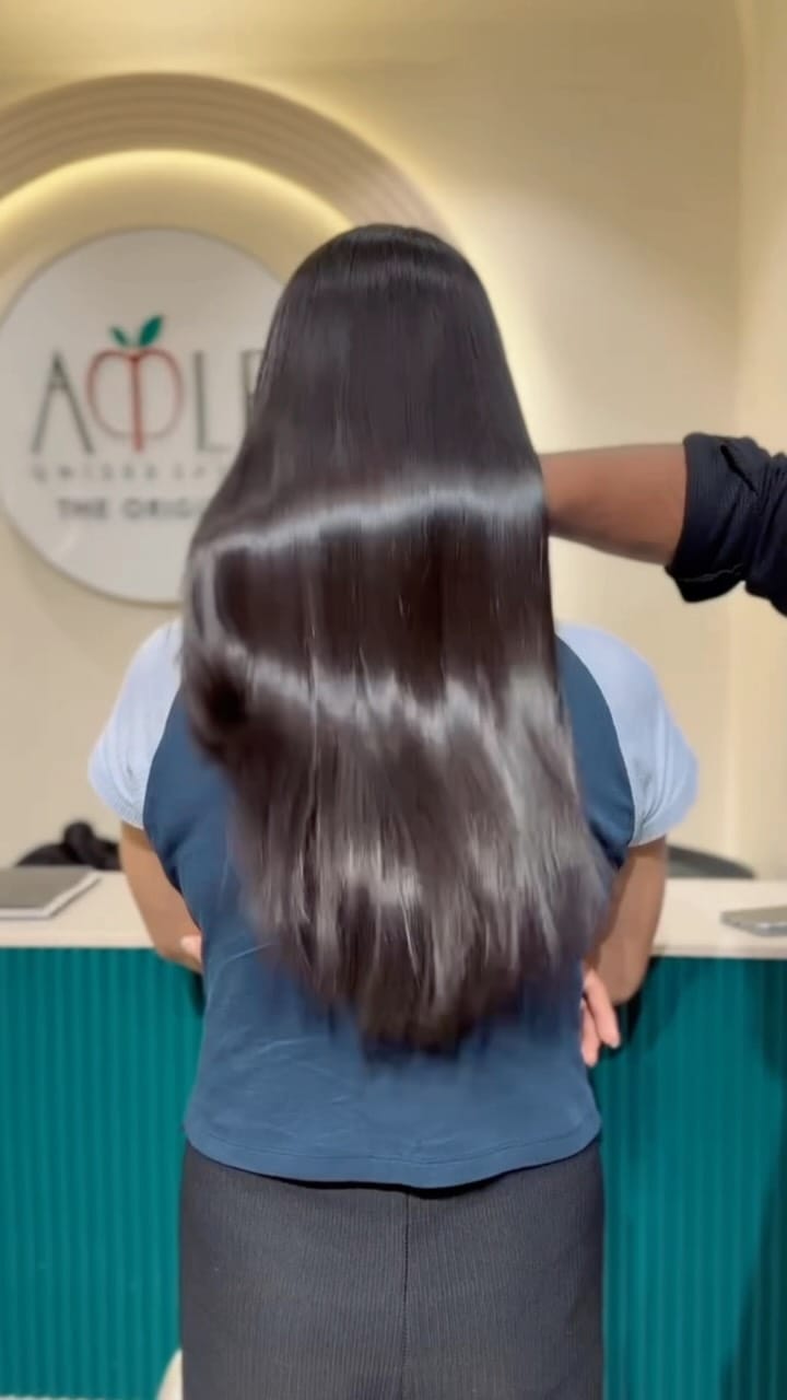 Post 2 by Apple Unisex Salon on Instagram (video)