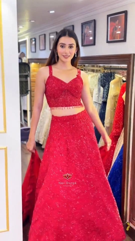 Post 3 by NAV DURGA | Bridal & Ethnicwear on Instagram (video)