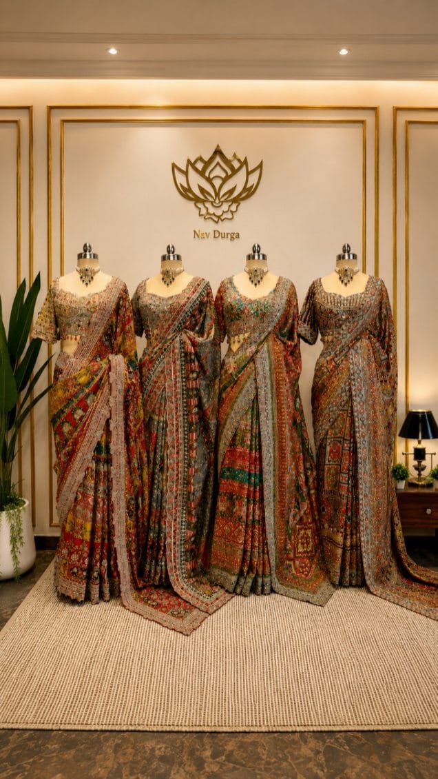 Post 8 by NAV DURGA | Bridal & Ethnicwear on Instagram (video)