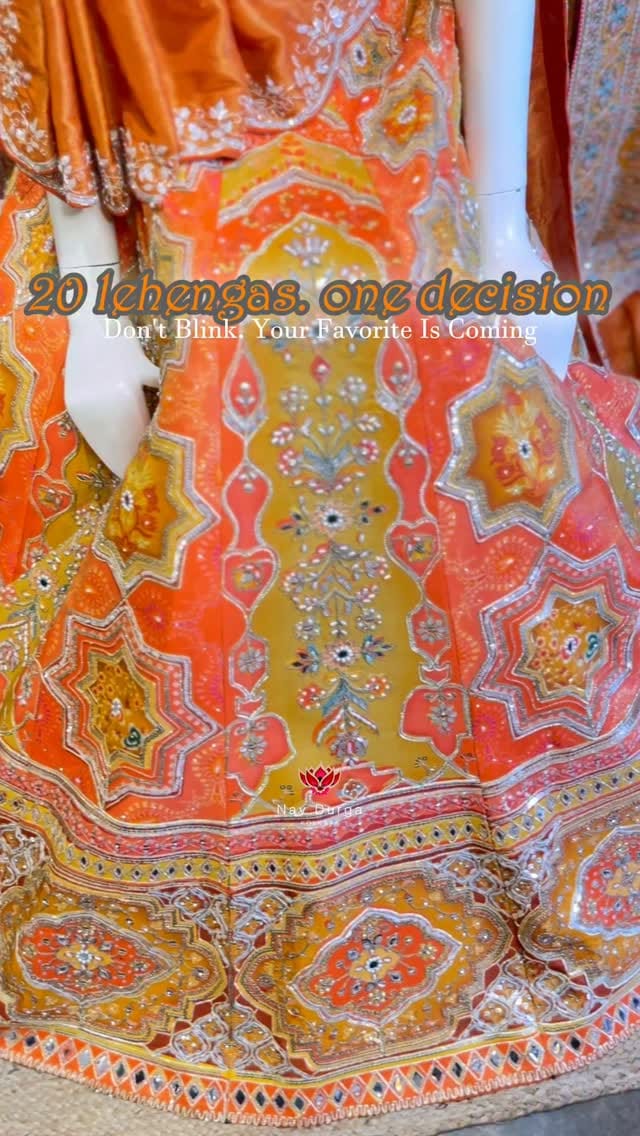 Post 6 by NAV DURGA | Bridal & Ethnicwear on Instagram (video)