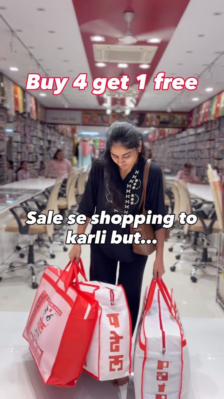 Post 3 by Patel Sarees Pvt. Ltd. on Instagram (video)