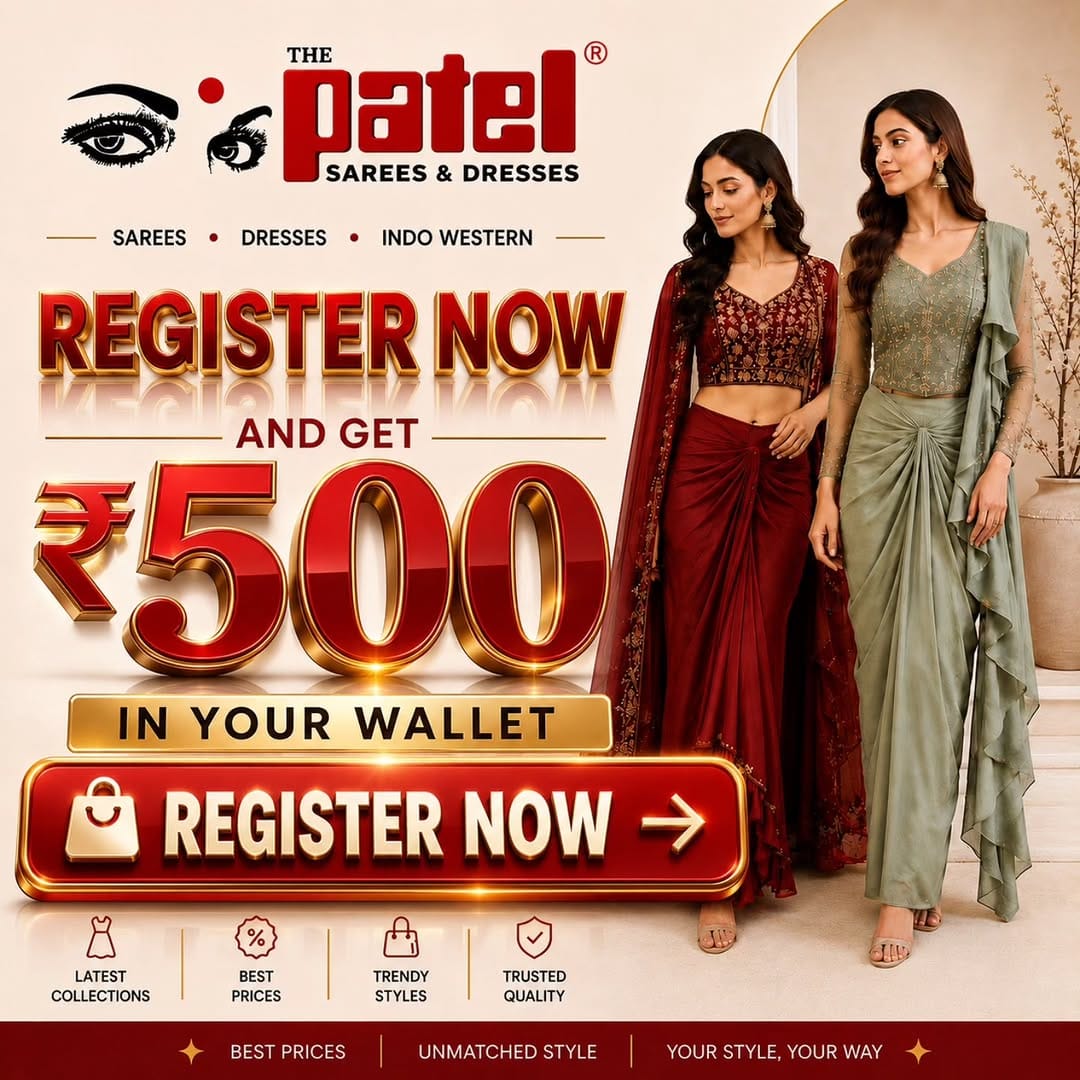 Post 4 by Patel Sarees Pvt. Ltd. on Instagram (image)