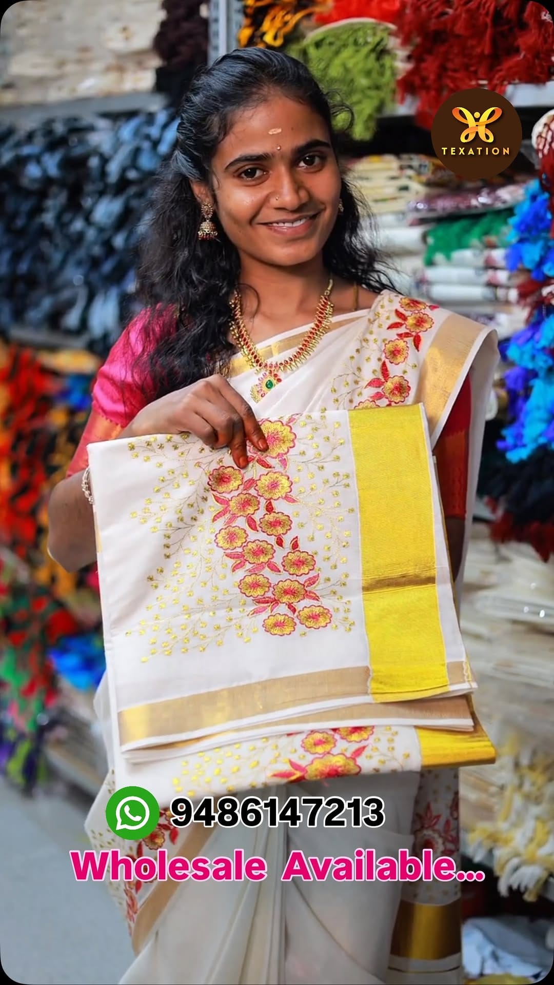 Post 1 by Texation Sarees on Instagram (video)