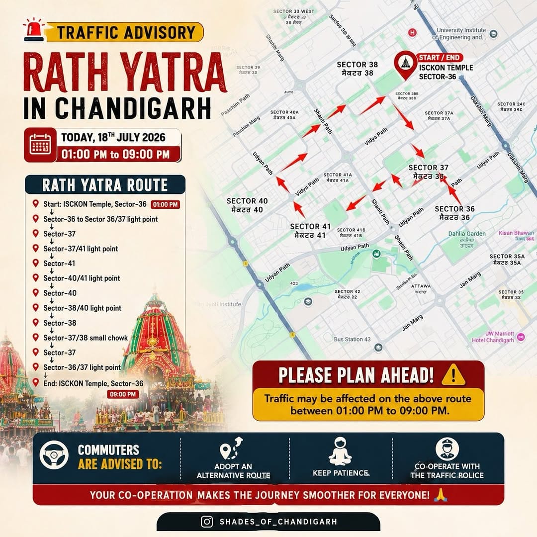 Post 6 by @shades_of_chandigarh on Instagram (image)